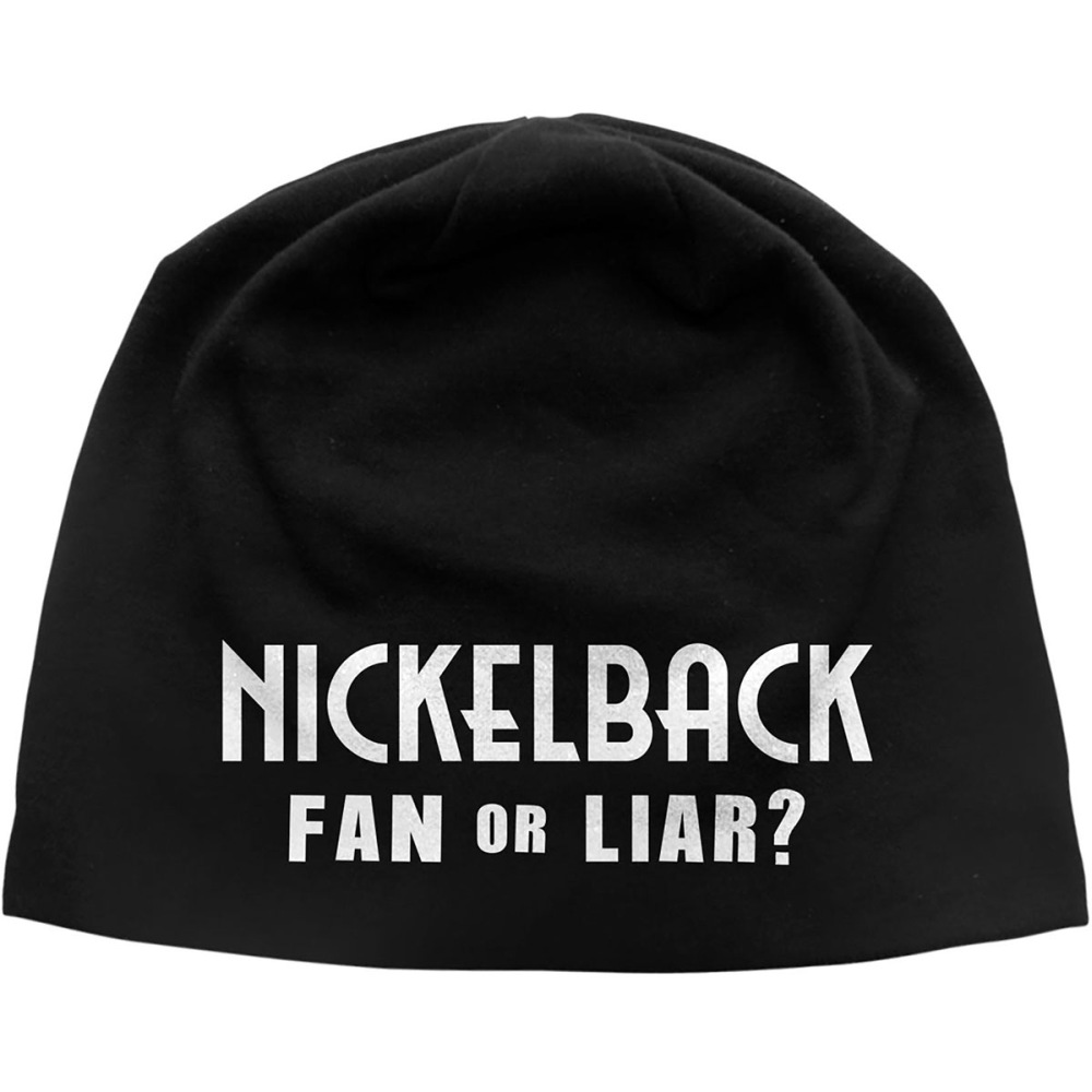 Nickelback - Fan Or Liar JD Print Bonnet - Noir